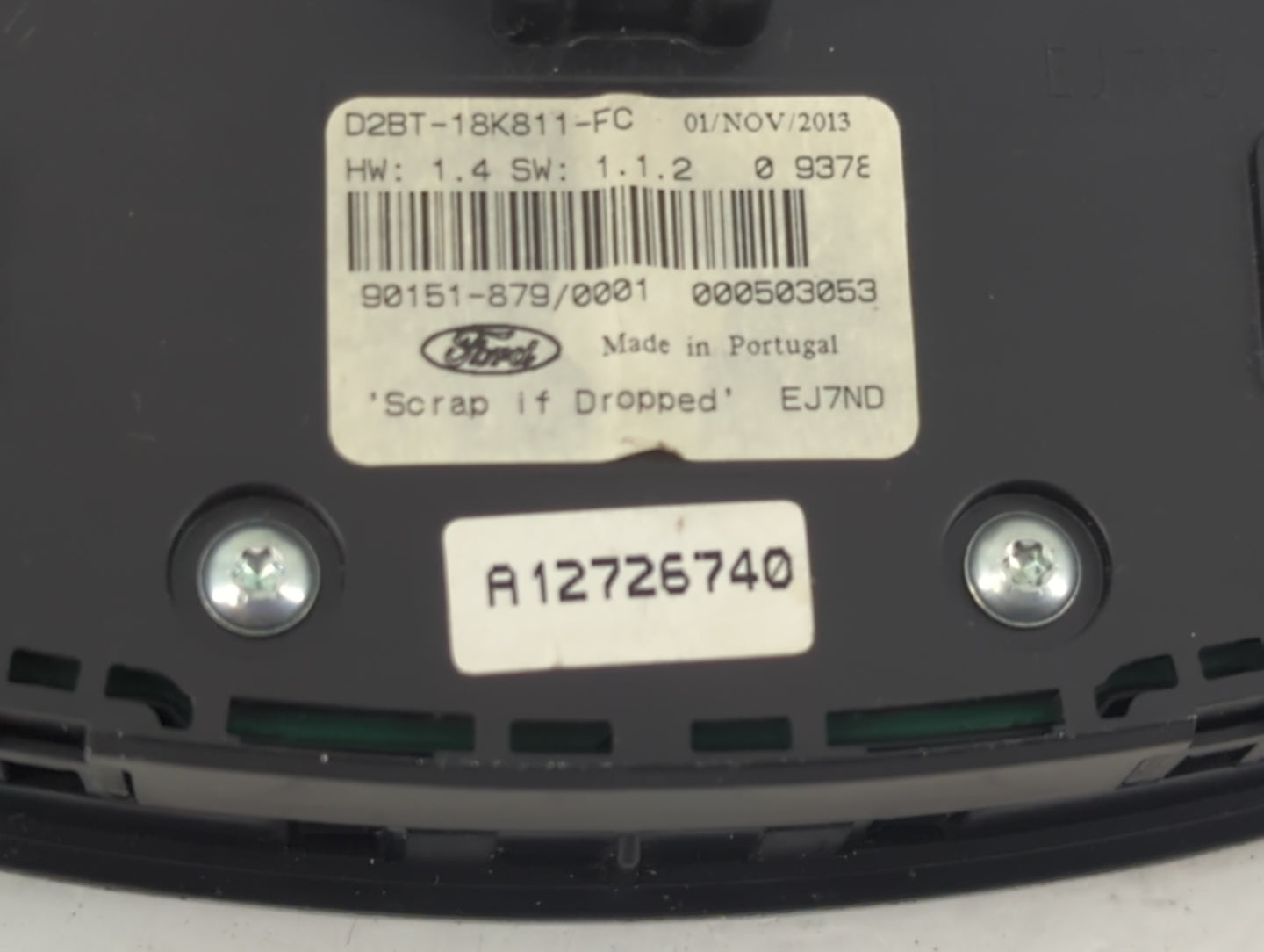 2014 Ford Fiesta Climate Control Module Temperature AC/Heater Replacement P/N:D2BT-18K811-FC Fits OEM Used Auto Parts - Oemu