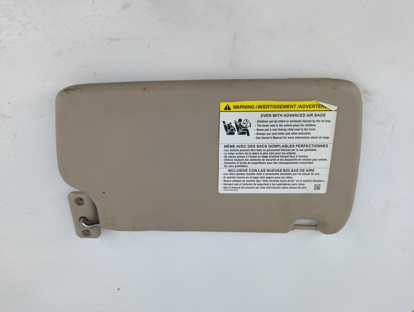 2011-2019 Ford Fiesta Sun Visor Shade Replacement Passenger Right Mirror Fits Fits 2011 2012 2013 2014 2015 2016 2017 2018 2