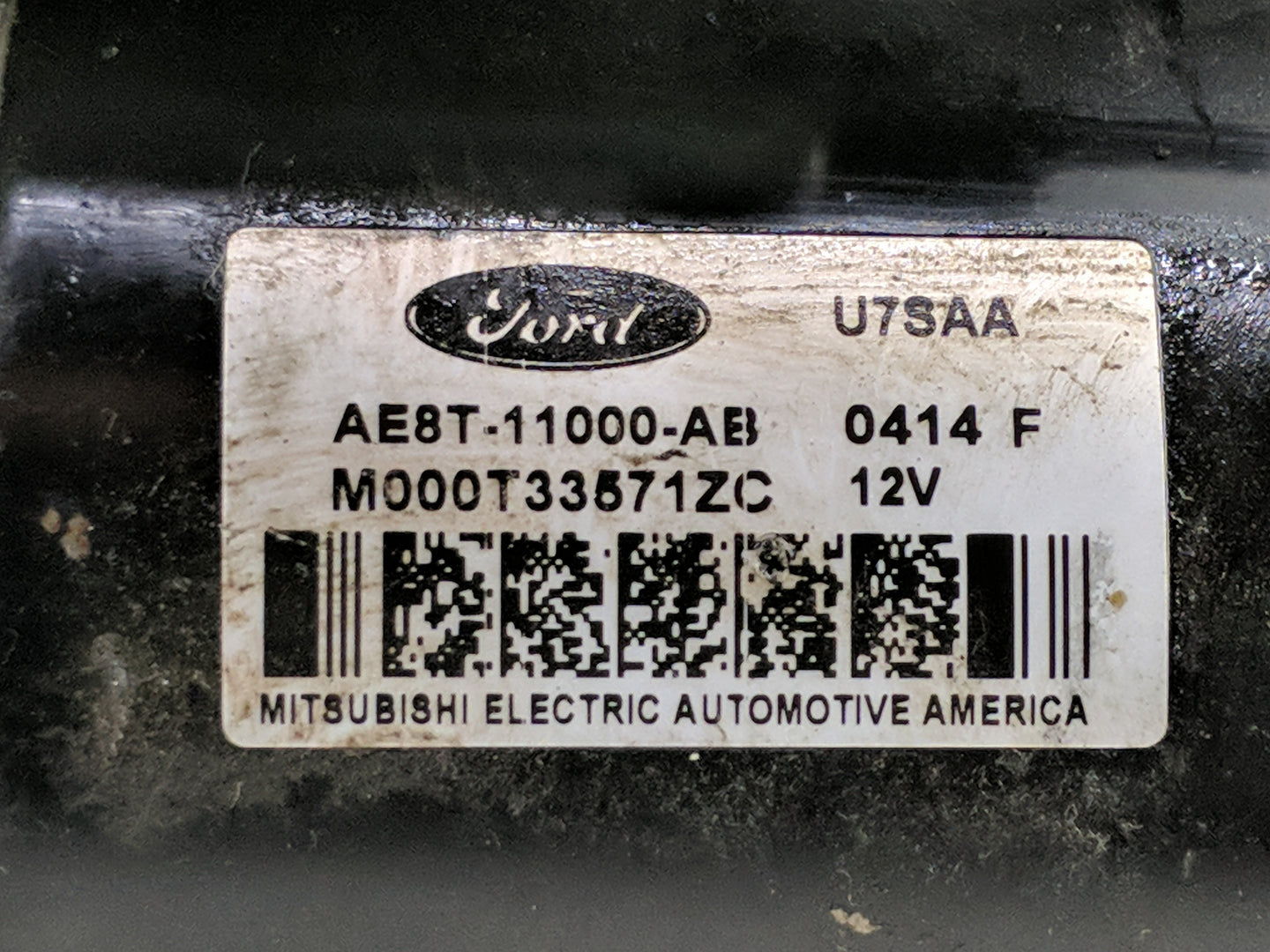 2011-2019 Ford Fiesta Car Starter Motor Solenoid OEM P/N:AE8T-11000-AB Fits Fits 2011 2012 2013 2014 2015 2016 2017 2018 201
