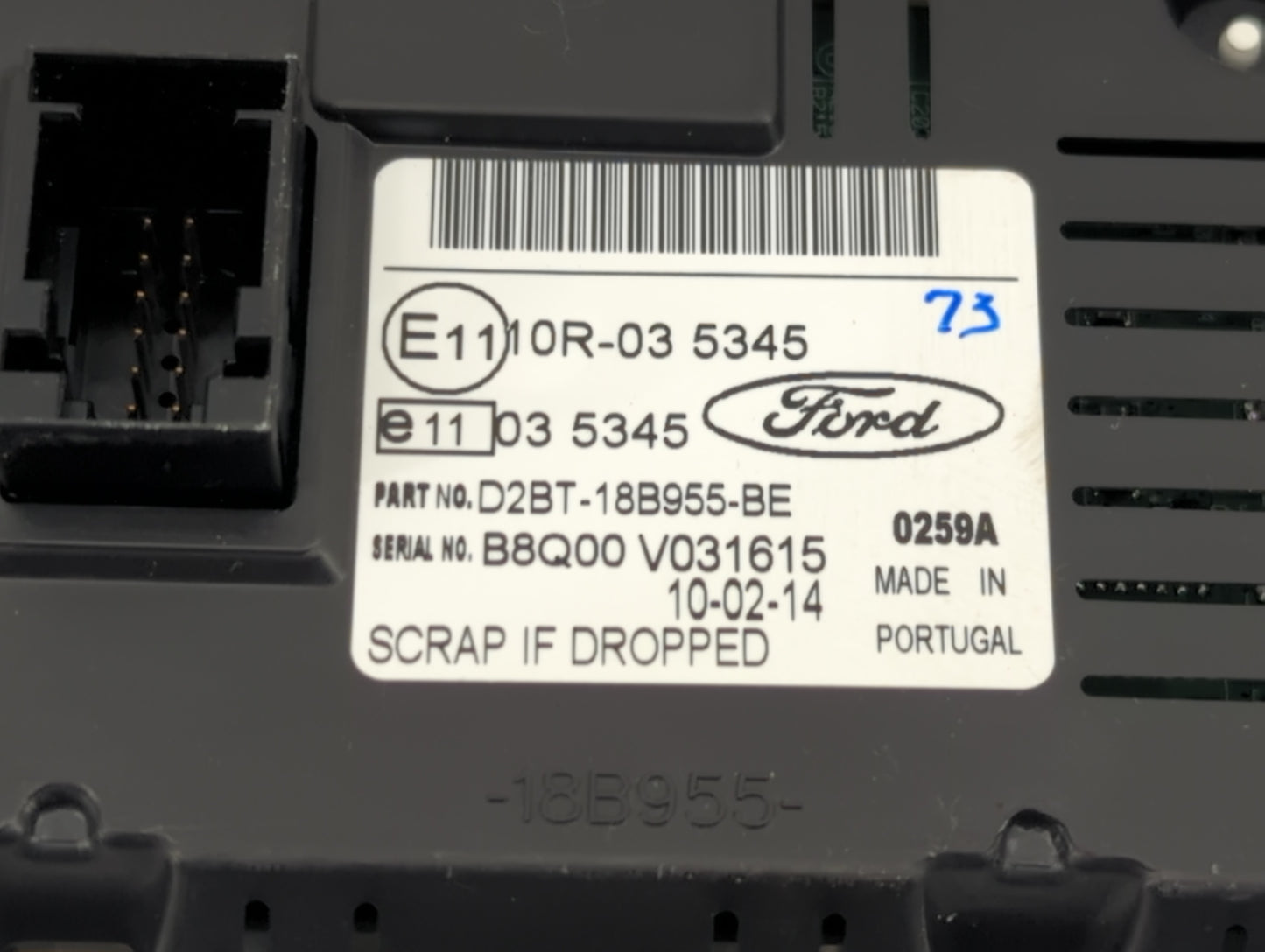 2014-2017 Ford Fiesta Information Display Screen - Oemusedautoparts1.com