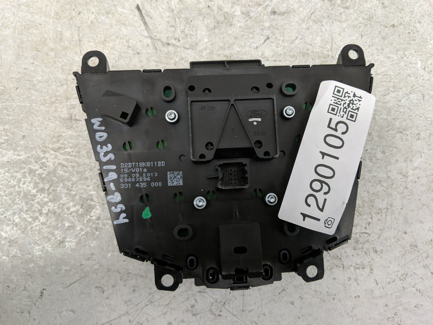 2014-2015 Ford Fiesta Radio Control Panel - Oemusedautoparts1.com