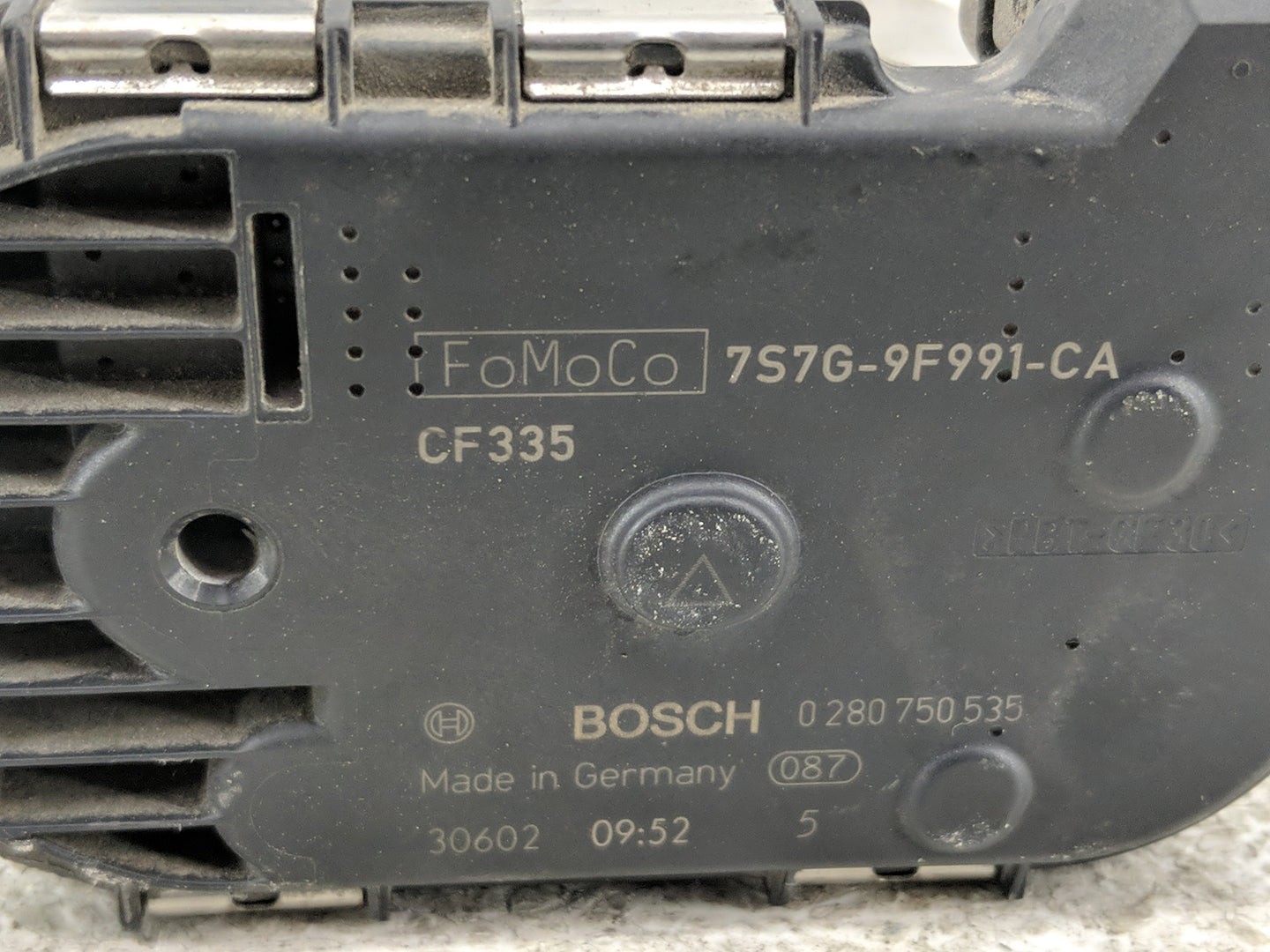 2011-2014 Ford Fiesta Throttle Body P/N:0 280 750 535 7S7G-9F991-CA Fits Fits 2011 2012 2013 2014 OEM Used Auto Parts - Oemu