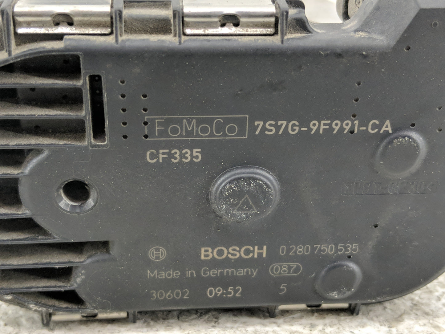 2011-2014 Ford Fiesta Throttle Body P/N:0 280 750 535 7S7G-9F991-CA Fits Fits 2011 2012 2013 2014 OEM Used Auto Parts - Oemu
