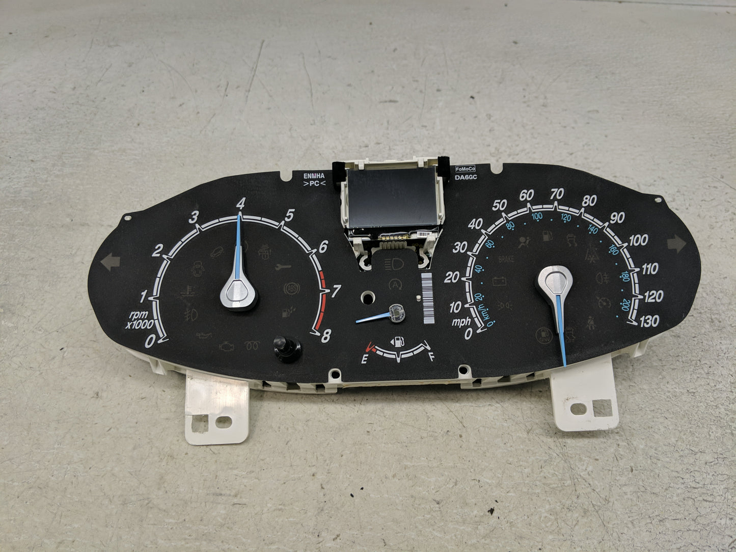 2014 Ford Fiesta Instrument Cluster Speedometer Gauges P/N:D2BT-10849-EAN Fits OEM Used Auto Parts - Oemusedautoparts1.com