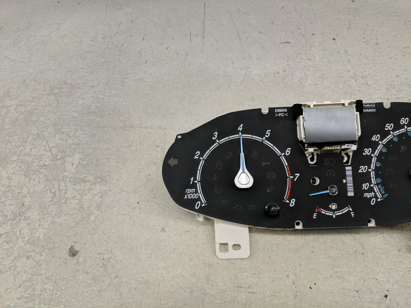 2014 Ford Fiesta Instrument Cluster Speedometer Gauges P/N:D2BT-10849-EAN Fits OEM Used Auto Parts - Oemusedautoparts1.com