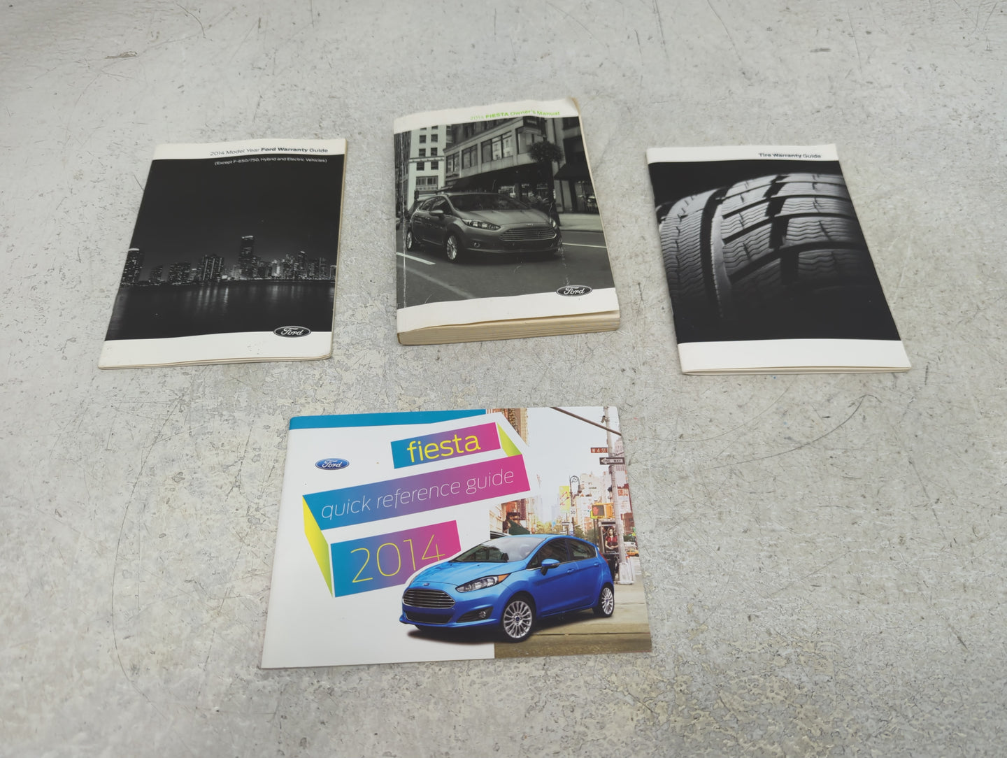 2014 Ford Fiesta Owners Manual Book Guide P/N:EE8J19A321AC OEM Used Auto Parts - Oemusedautoparts1.com