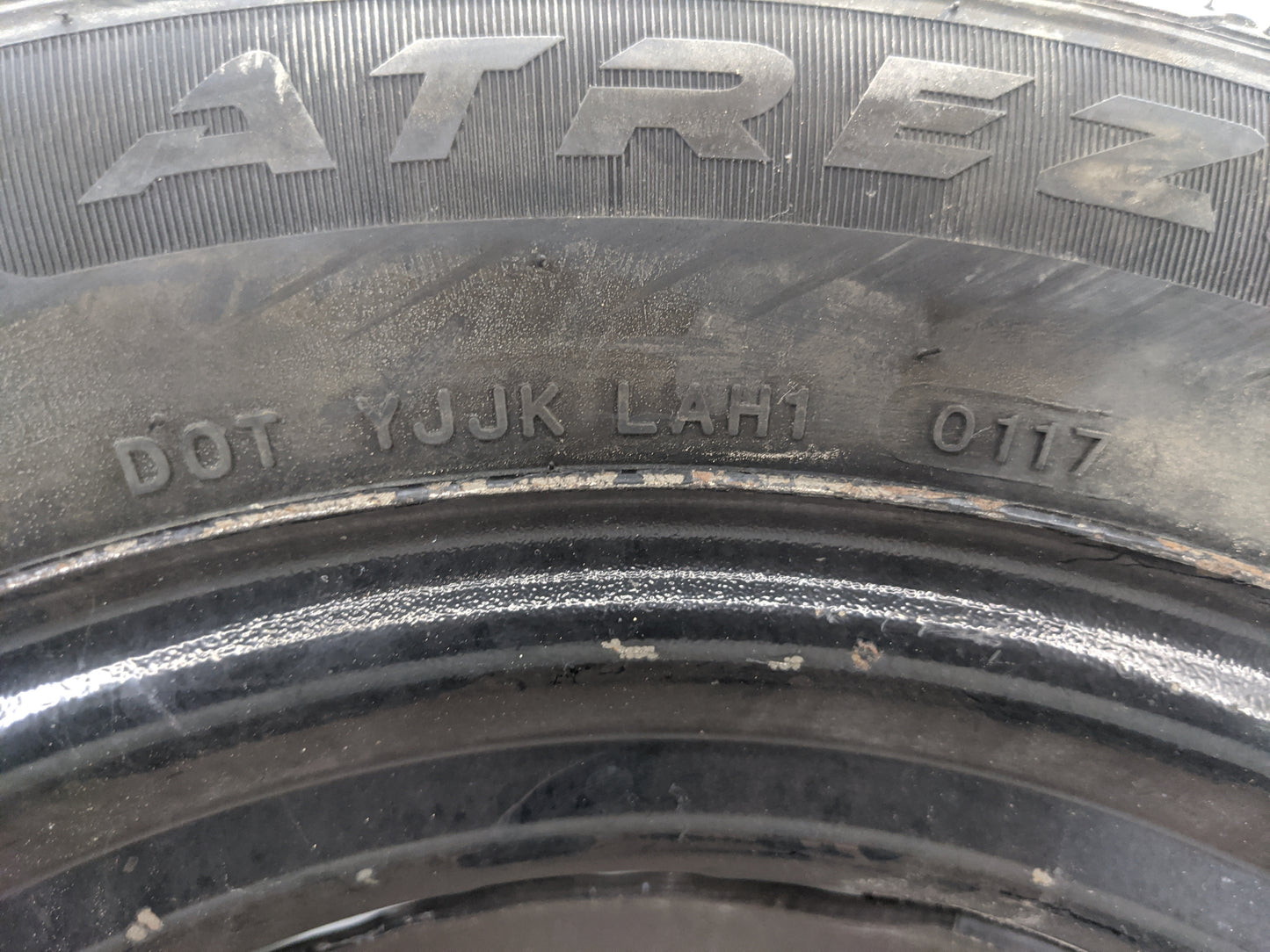 2011-2019 Ford Fiesta Spare Donut Tire Wheel Rim Oem 1455303 - Oemusedautoparts1.com