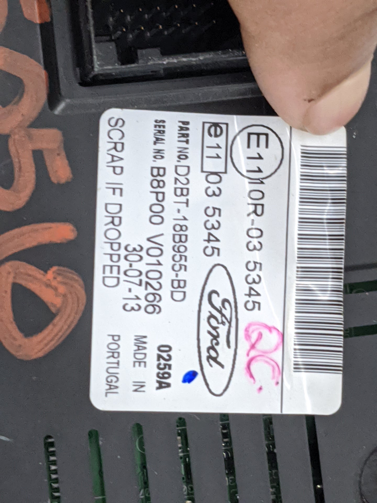 2014-2017 Ford Fiesta Information Display Screen 1483399 - Oemusedautoparts1.com