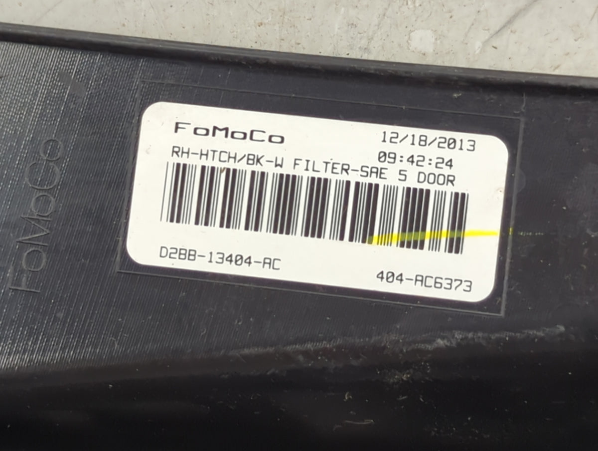 2014-2019 Ford Fiesta Passenger Right Side Deck Lid Mounted Tail Light 1517361 - Oemusedautoparts1.com