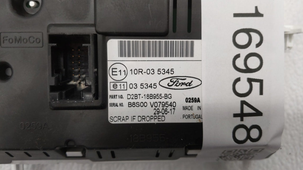 2014-2017 Ford Fiesta Information Radio Display Screen - Oemusedautoparts1.com