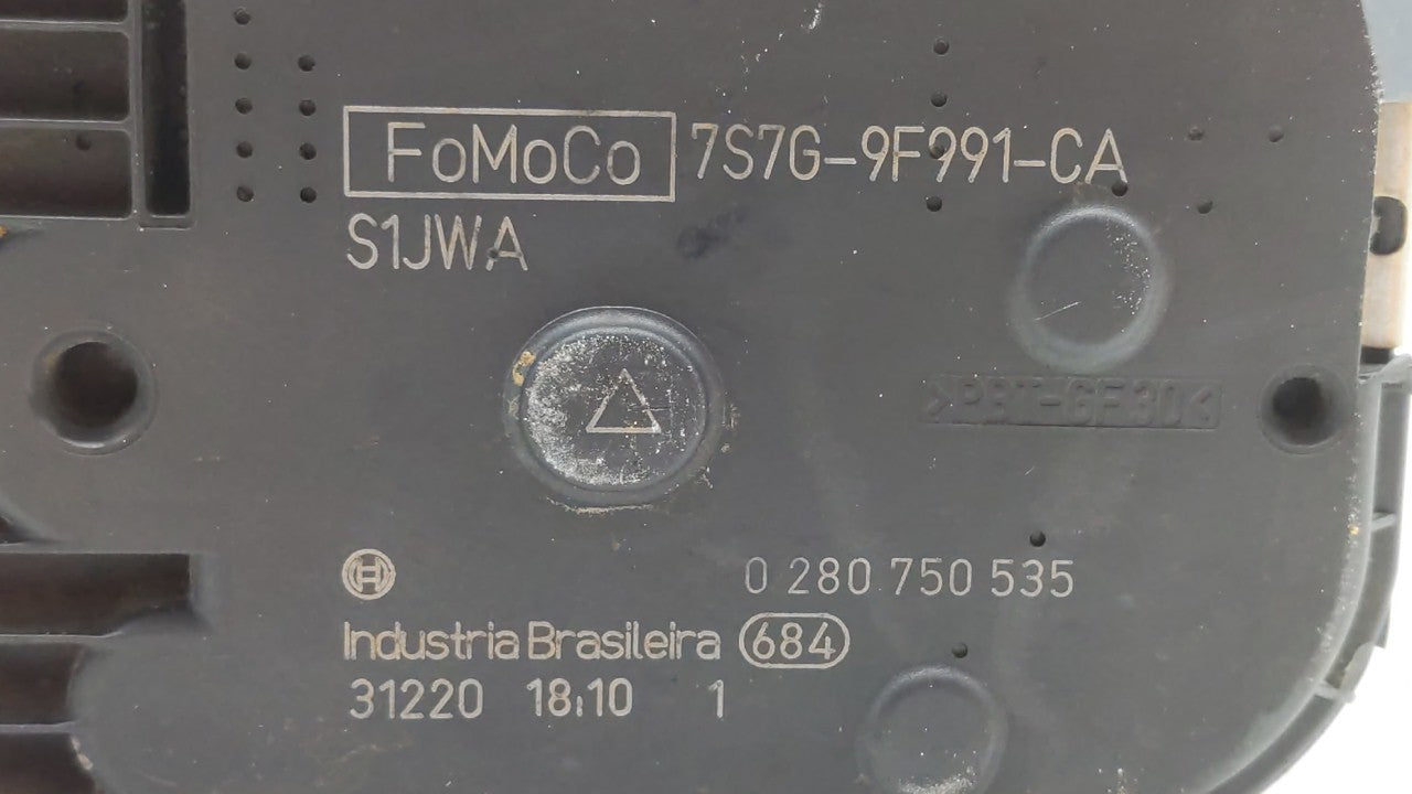 2014-2019 Ford Fiesta Throttle Body P/N:0 280 750 535 7S7G-9F991-CA Fits Fits 2013 2014 2015 2016 2017 2018 2019 OEM Used Au