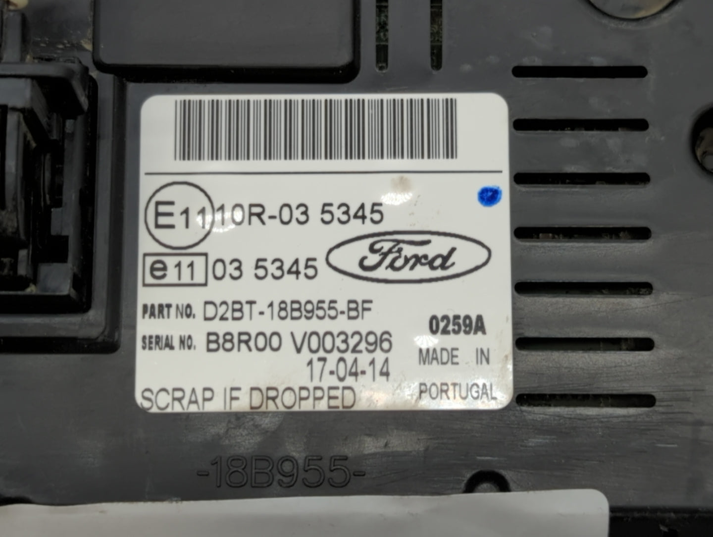 2014-2017 Ford Fiesta Information Display Screen - Oemusedautoparts1.com
