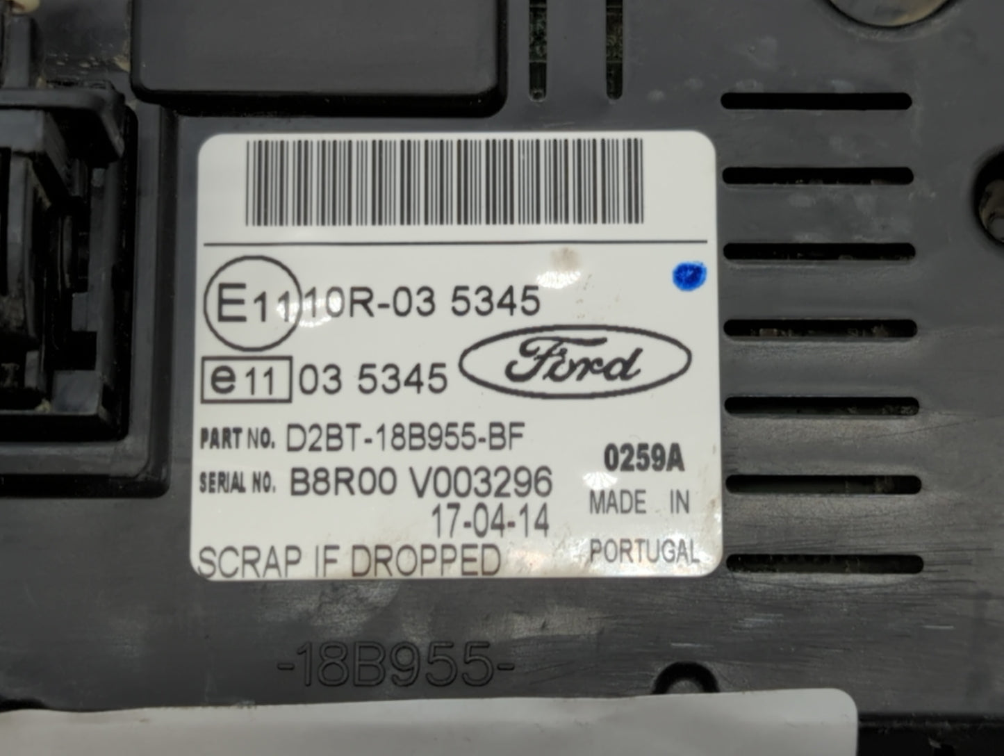 2014-2017 Ford Fiesta Information Display Screen - Oemusedautoparts1.com