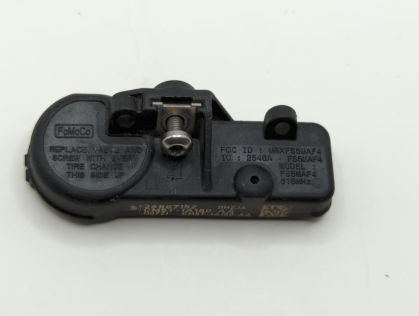 2014 Ford Fiesta Tire Pressure Monitoring System Sensor Tpms - Oemusedautoparts1.com