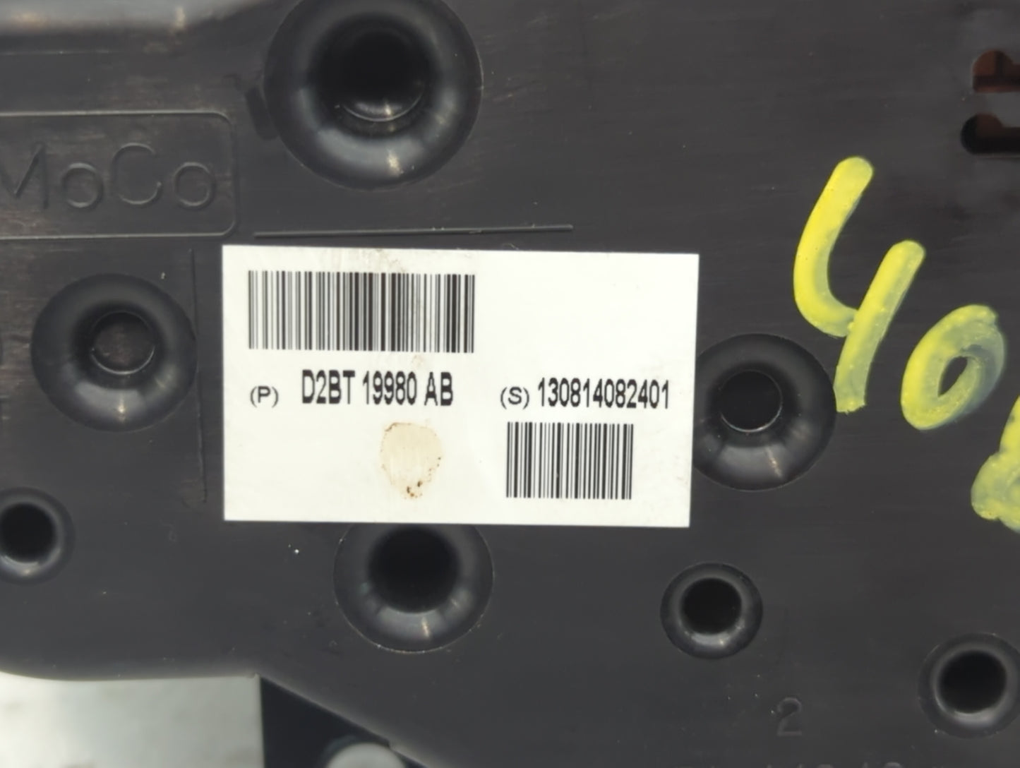 2014 Ford Fiesta Climate Control Module Temperature AC/Heater Replacement P/N:D2BT-19980-AB Fits OEM Used Auto Parts - Oemus