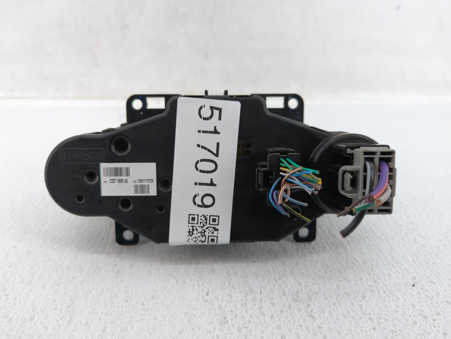 2014 Ford Fiesta Climate Control Module Temperature AC/Heater Replacement P/N:D2BT-19980 AB Fits OEM Used Auto Parts - Oemus