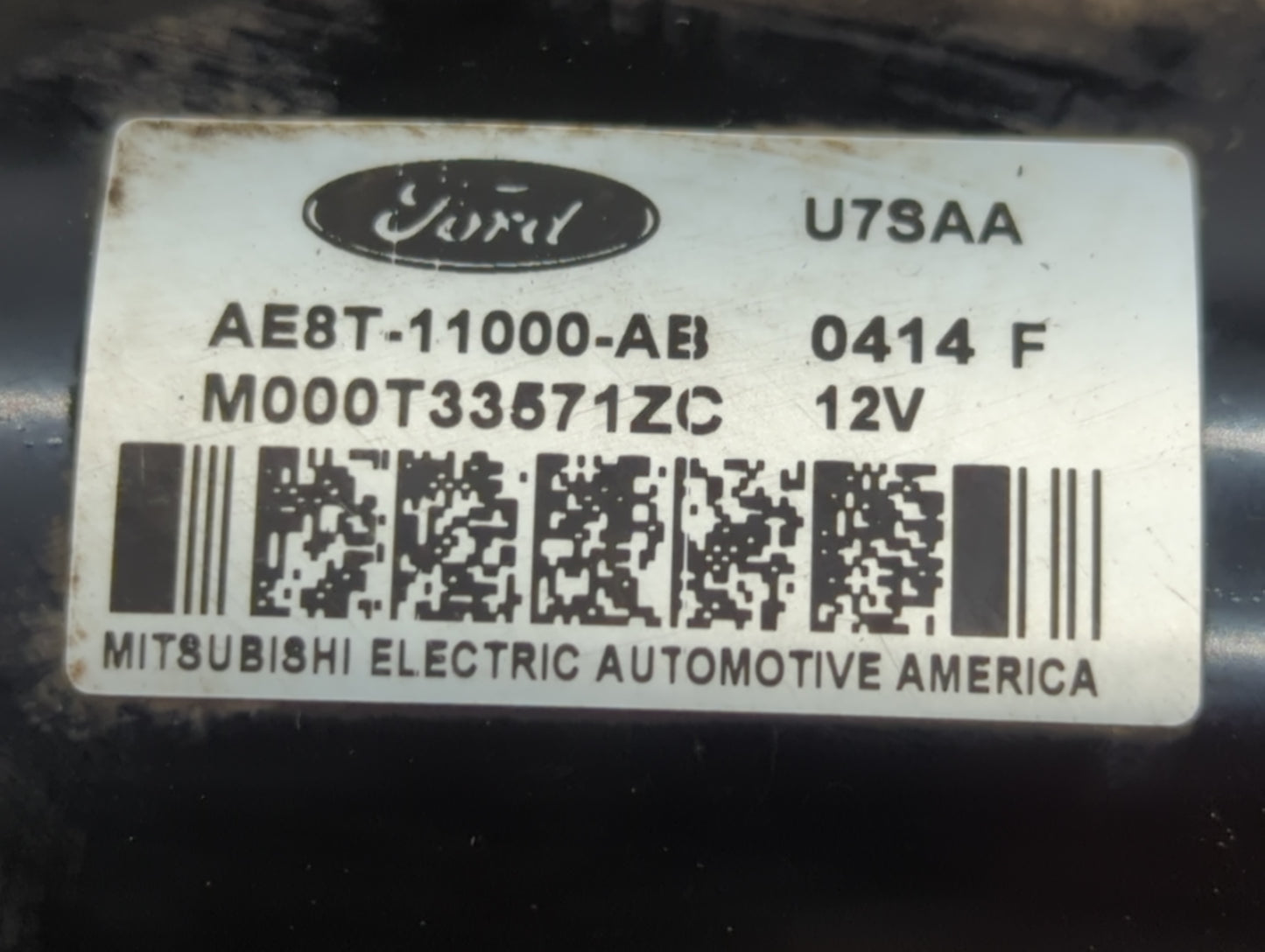 2011-2019 Ford Fiesta Car Starter Motor Solenoid OEM P/N:M000T33571ZC AE8T-11000-AB Fits OEM Used Auto Parts - Oemusedautopa