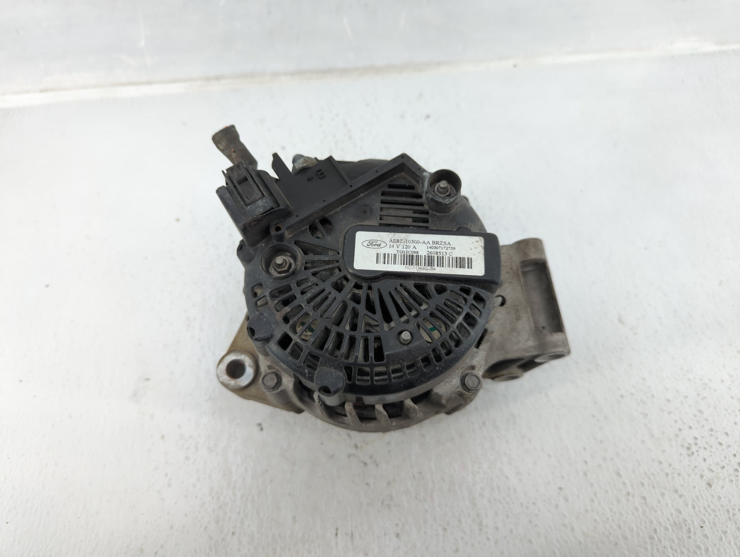 2011-2019 Ford Fiesta Alternator Replacement Generator Charging Assembly Engine OEM P/N:AE8T-10300-AA Fits OEM Used Auto Par
