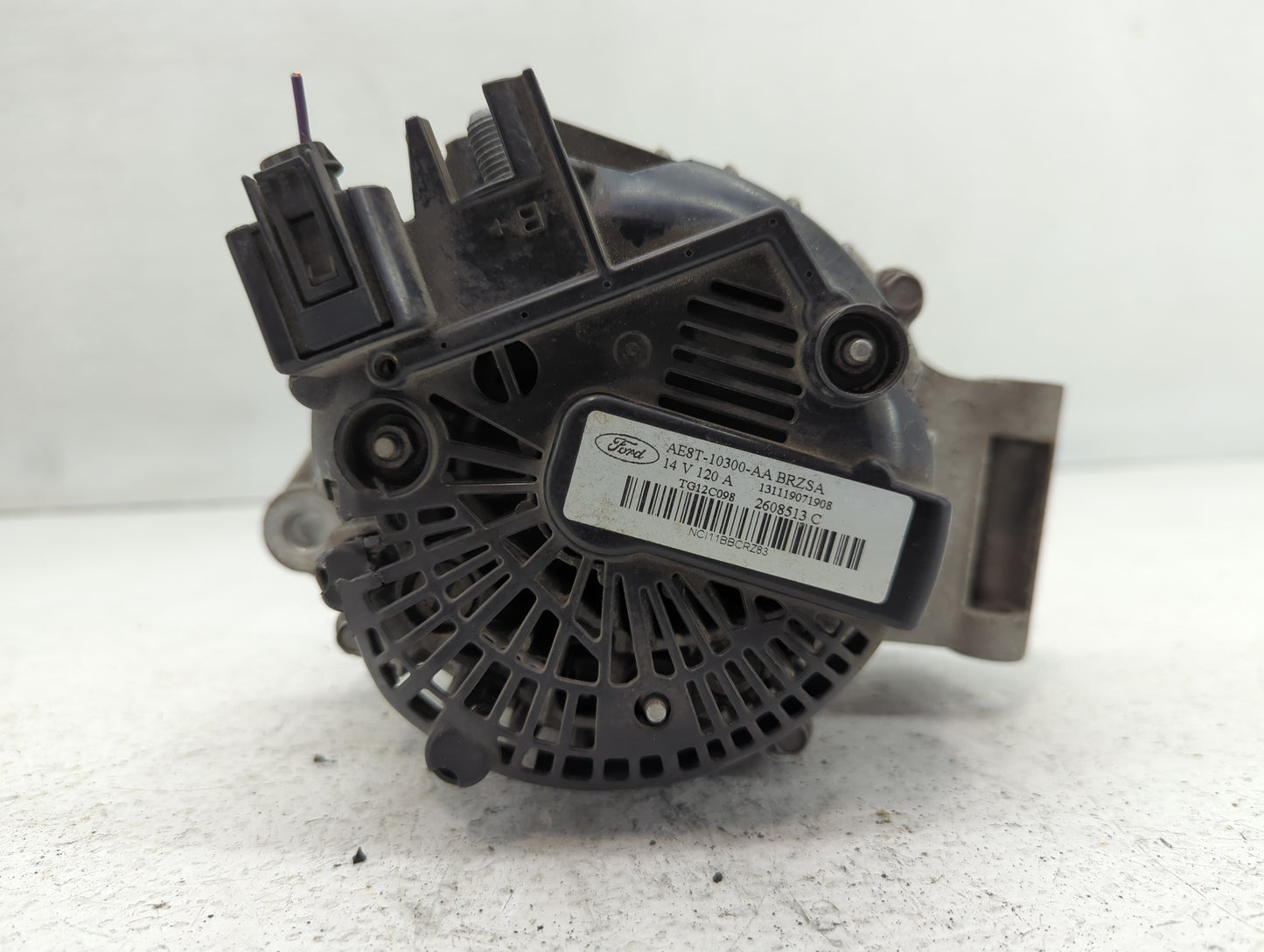 2011-2019 Ford Fiesta Alternator Replacement Generator Charging Assembly Engine OEM P/N:2608513 C AE8T-10300-AA Fits OEM Use