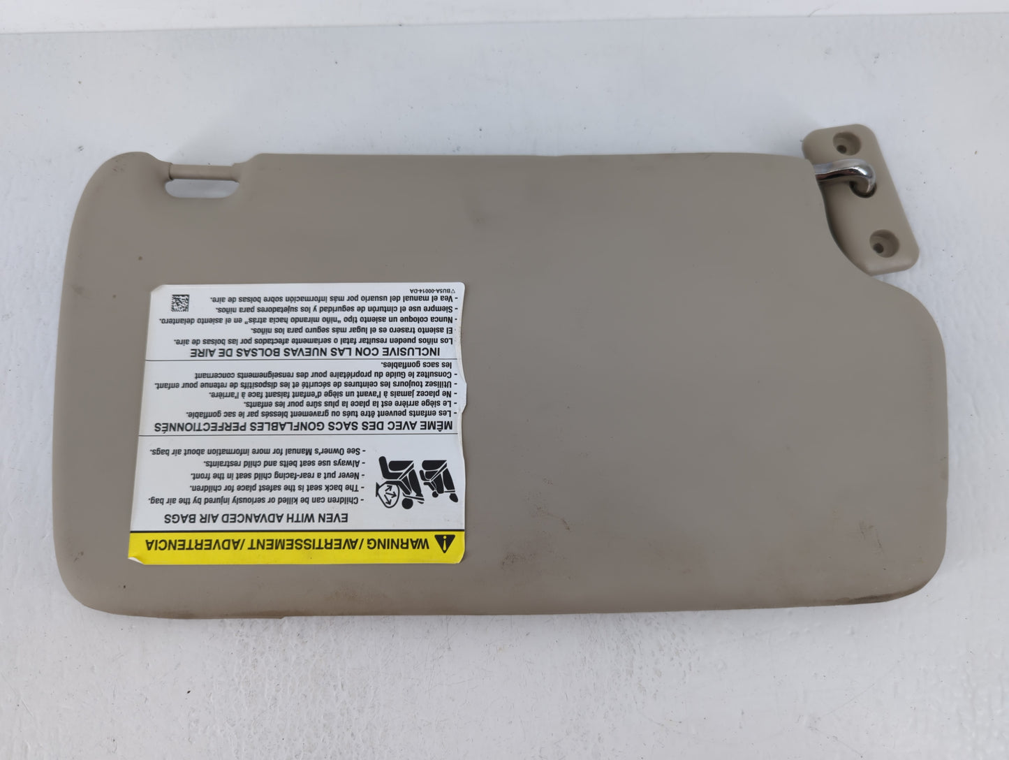 2011-2019 Ford Fiesta Sun Visor Shade Replacement Passenger Right Mirror Fits Fits 2011 2012 2013 2014 2015 2016 2017 2018 2