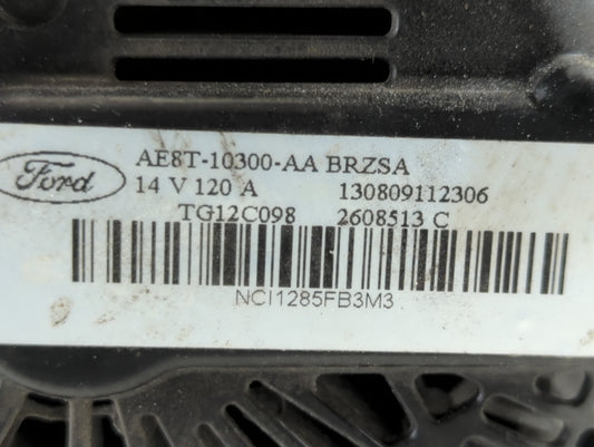2011-2019 Ford Fiesta Alternator Replacement Generator Charging Assembly Engine OEM P/N:AE8T-10300-AA Fits OEM Used Auto Parts