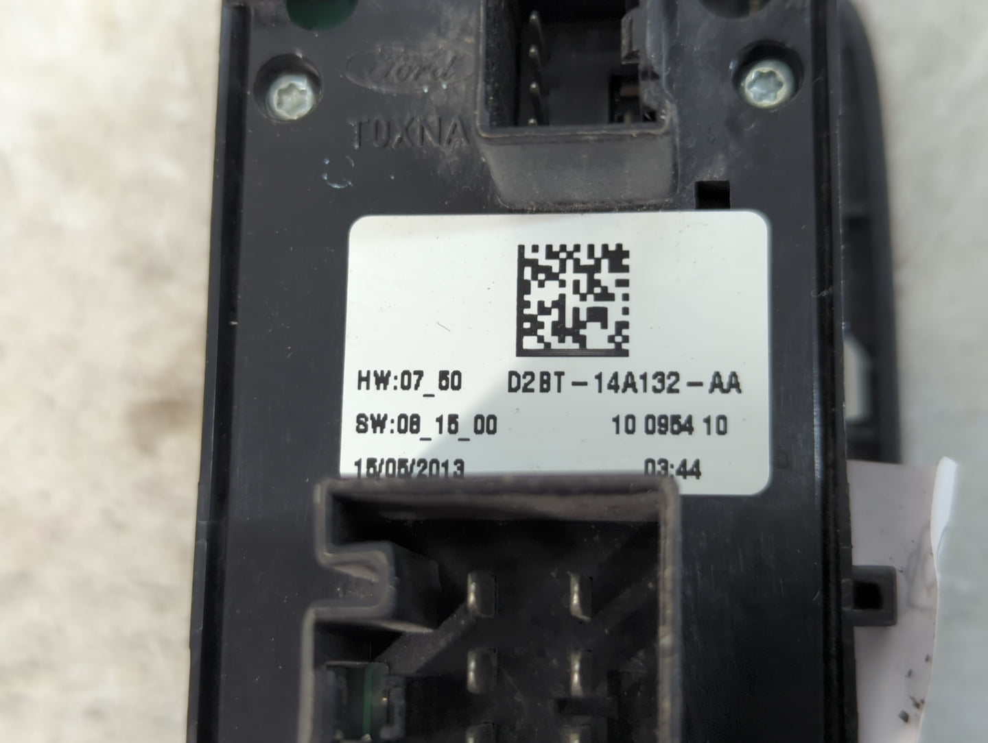 2014-2019 Ford Fiesta Master Power Window Switch Replacement Driver Side Left P/N:D2BT-14A132-AA Fits OEM Used Auto Parts - 
