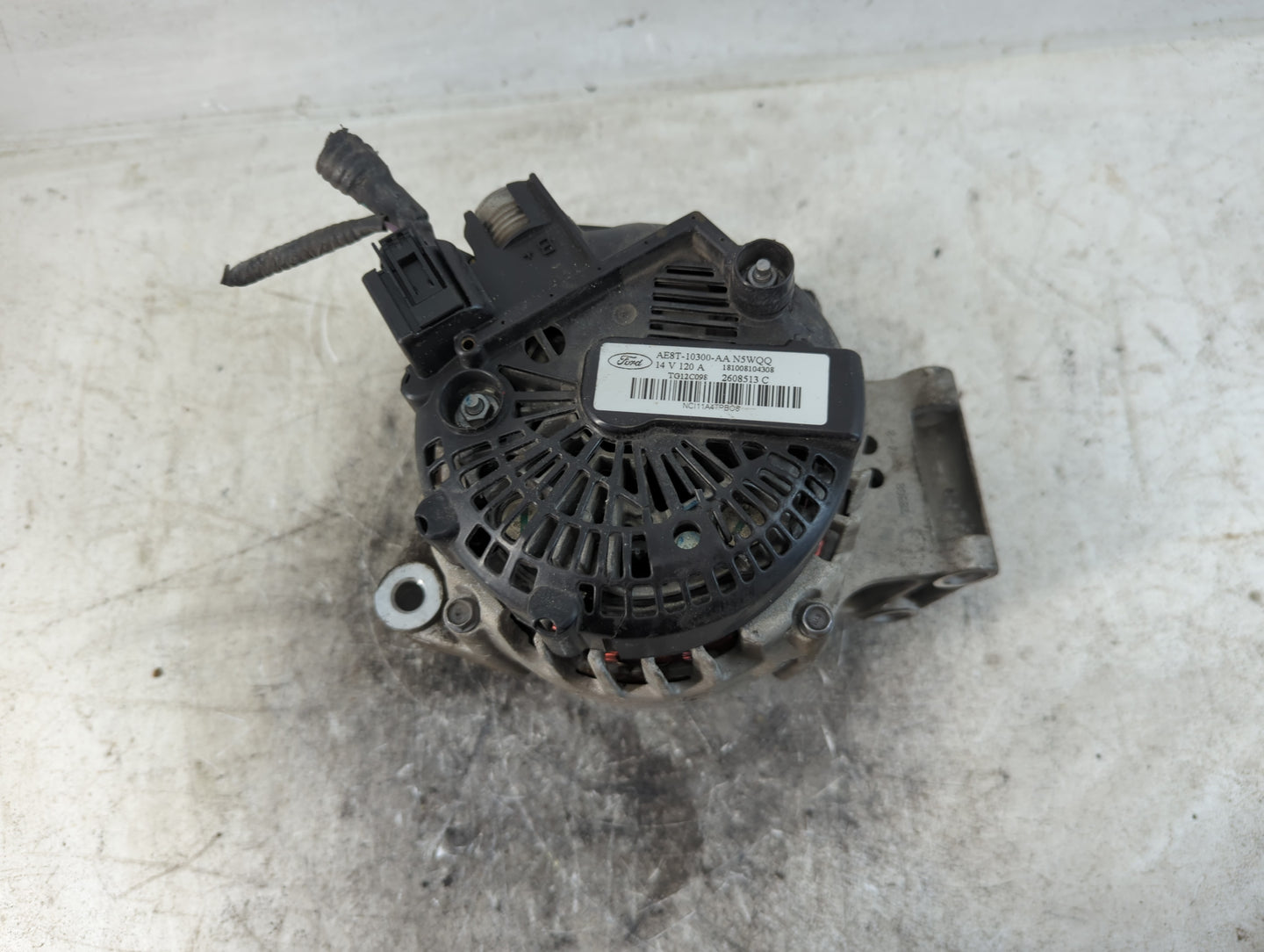 2011-2019 Ford Fiesta Alternator Replacement Generator Charging Assembly Engine OEM P/N:AE8T-10300-AA Fits OEM Used Auto Par