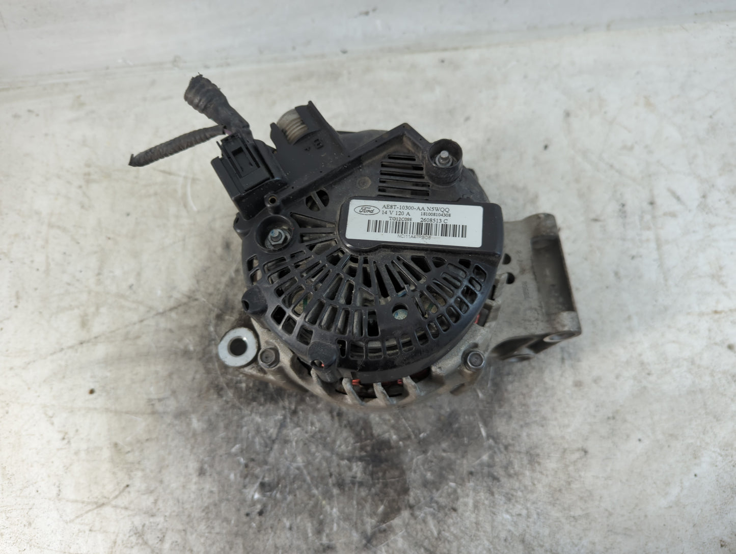 2011-2019 Ford Fiesta Alternator Replacement Generator Charging Assembly Engine OEM P/N:AE8T-10300-AA Fits OEM Used Auto Par