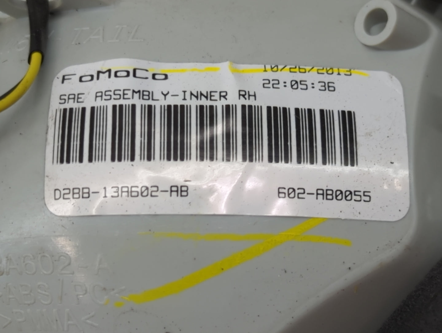 Tail Lights 2014 FORD FIESTA - Oemusedautoparts1.com