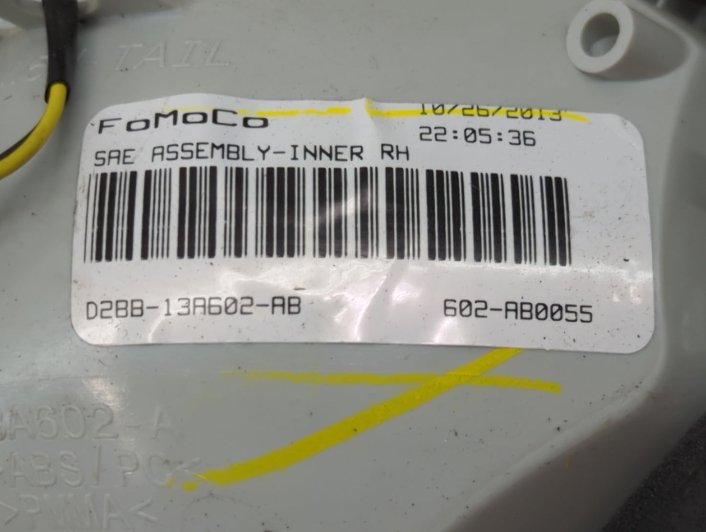 Tail Lights 2014 FORD FIESTA - Oemusedautoparts1.com