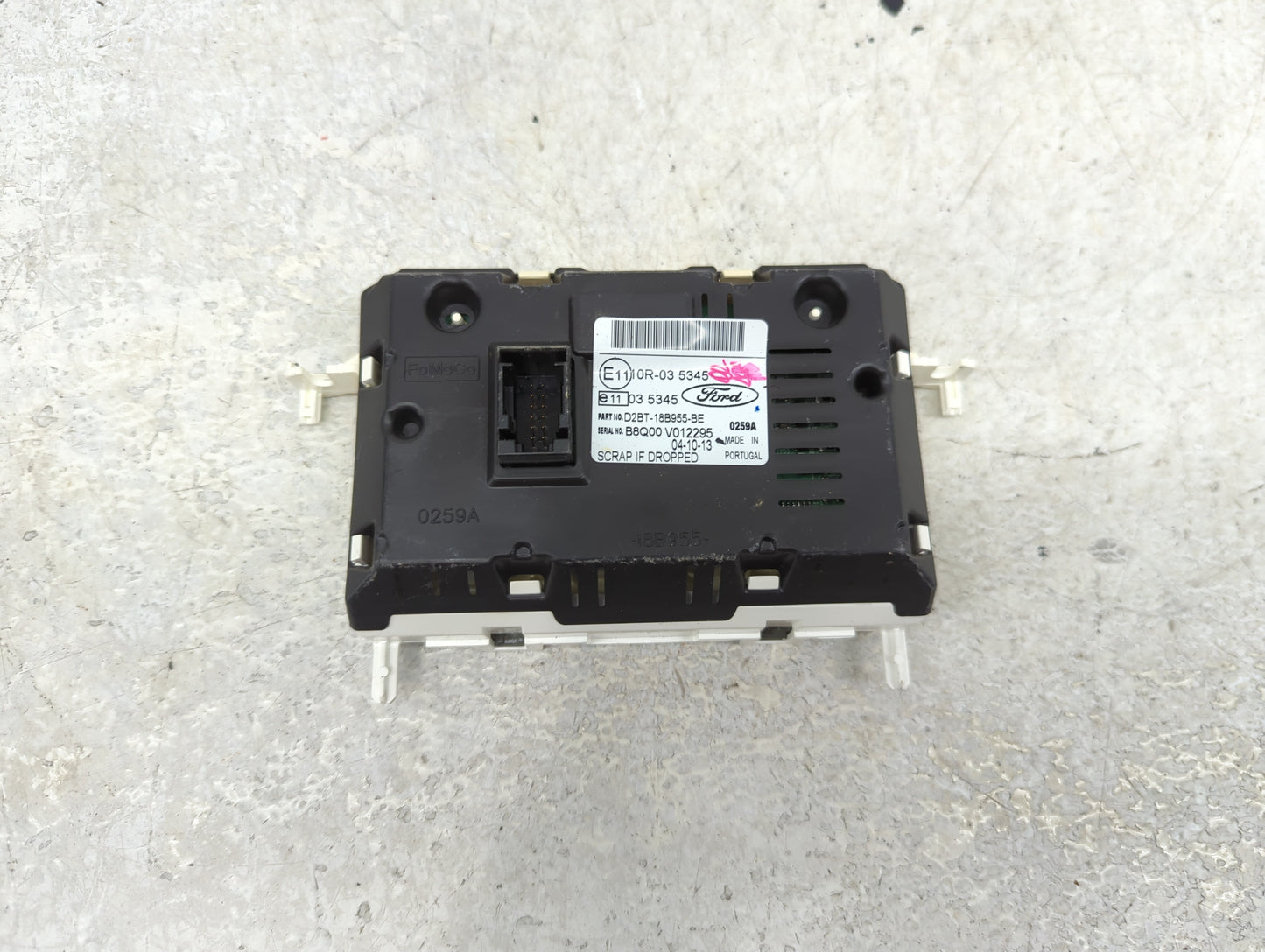 2014-2014 Ford Fiesta Information Display Screen - Oemusedautoparts1.com