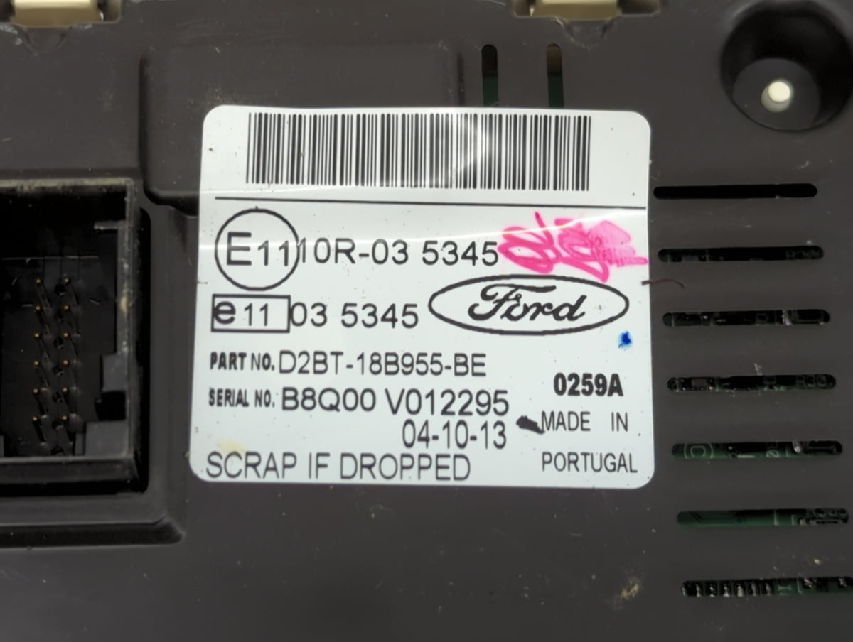 2014-2014 Ford Fiesta Information Radio Display Screen - Oemusedautoparts1.com