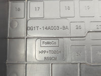 2013-2015 Ford Flex Fusebox Fuse Box Panel Relay Module P/N:DG1T-14A003-BA Fits Fits 2013 2014 2015 OEM Used Auto Parts - Oe