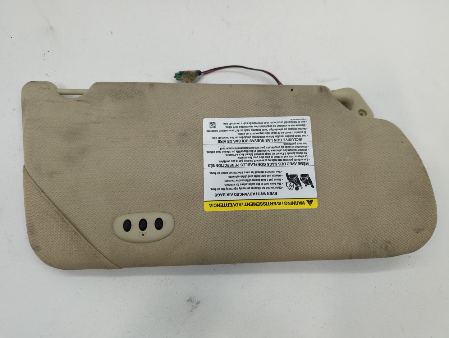 2013-2019 Ford Flex Sun Visor Shade Replacement Driver Left Mirror Fits Fits 2013 2014 2015 2016 2017 2018 2019 OEM Used Aut