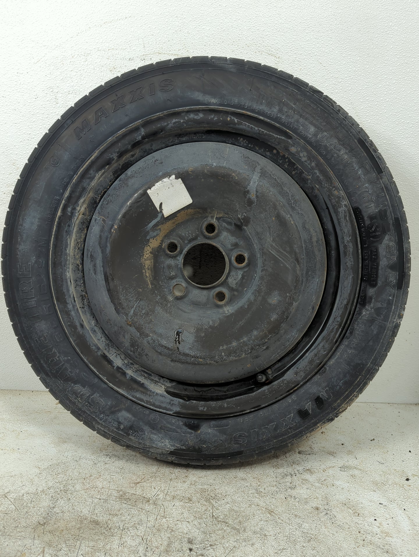 2012-2018 Ford Focus Spare Donut Tire Wheel Rim Oem 1057248 - Oemusedautoparts1.com