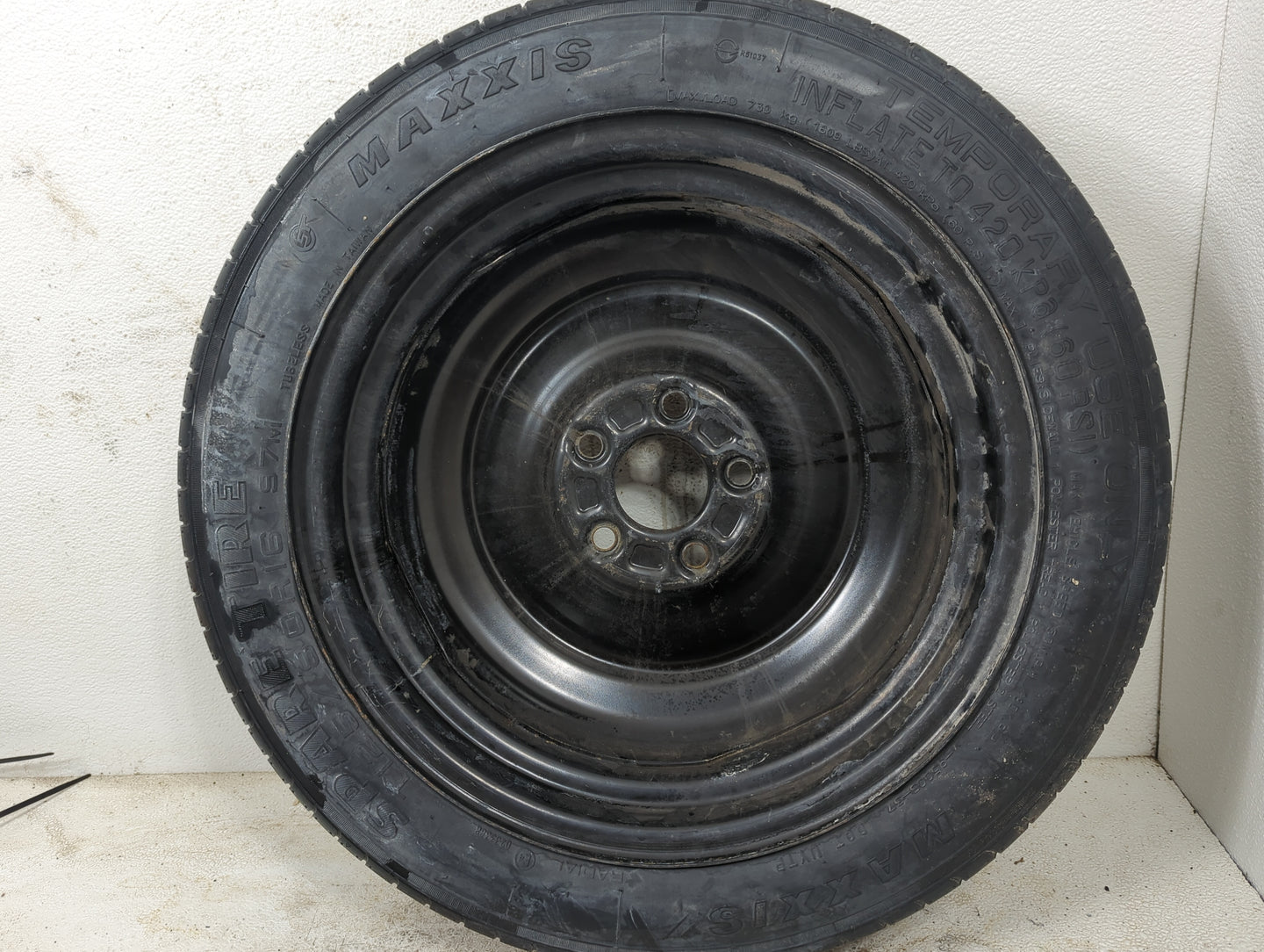 2012-2018 Ford Focus Spare Donut Tire Wheel Rim Oem 1057248 - Oemusedautoparts1.com