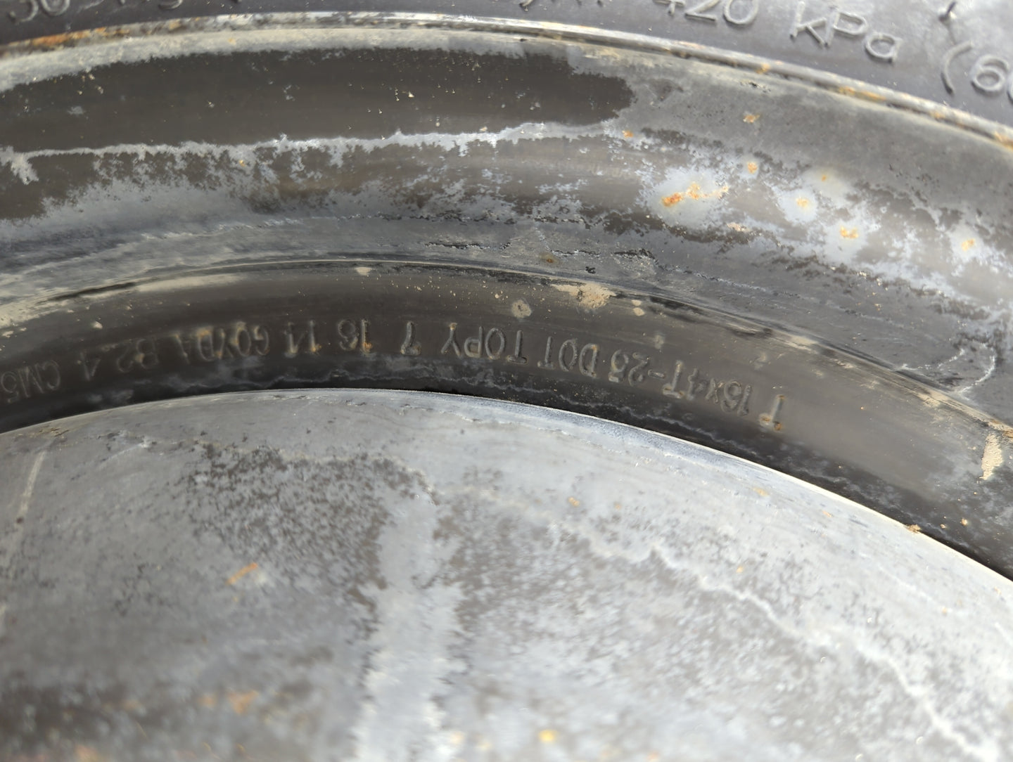2012-2018 Ford Focus Spare Donut Tire Wheel Rim Oem 1057248 - Oemusedautoparts1.com