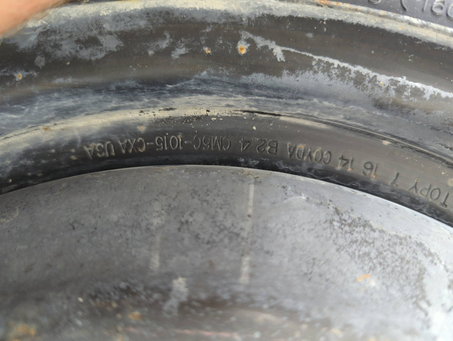 2012-2018 Ford Focus Spare Donut Tire Wheel Rim Oem 1057248 - Oemusedautoparts1.com