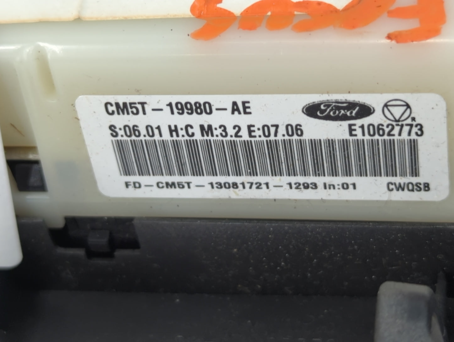 2013-2014 Ford Focus Climate Control Module Temperature AC/Heater Replacement P/N:CM5T-19980-AE Fits Fits 2013 2014 OEM Used