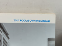 2014 Ford Focus Owners Manual Book Guide P/N:EM5J 19A321 AA OEM Used Auto Parts - Oemusedautoparts1.com