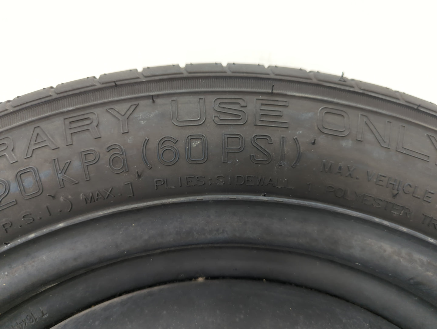 2012-2018 Ford Focus Spare Donut Tire Wheel Rim Oem - Oemusedautoparts1.com