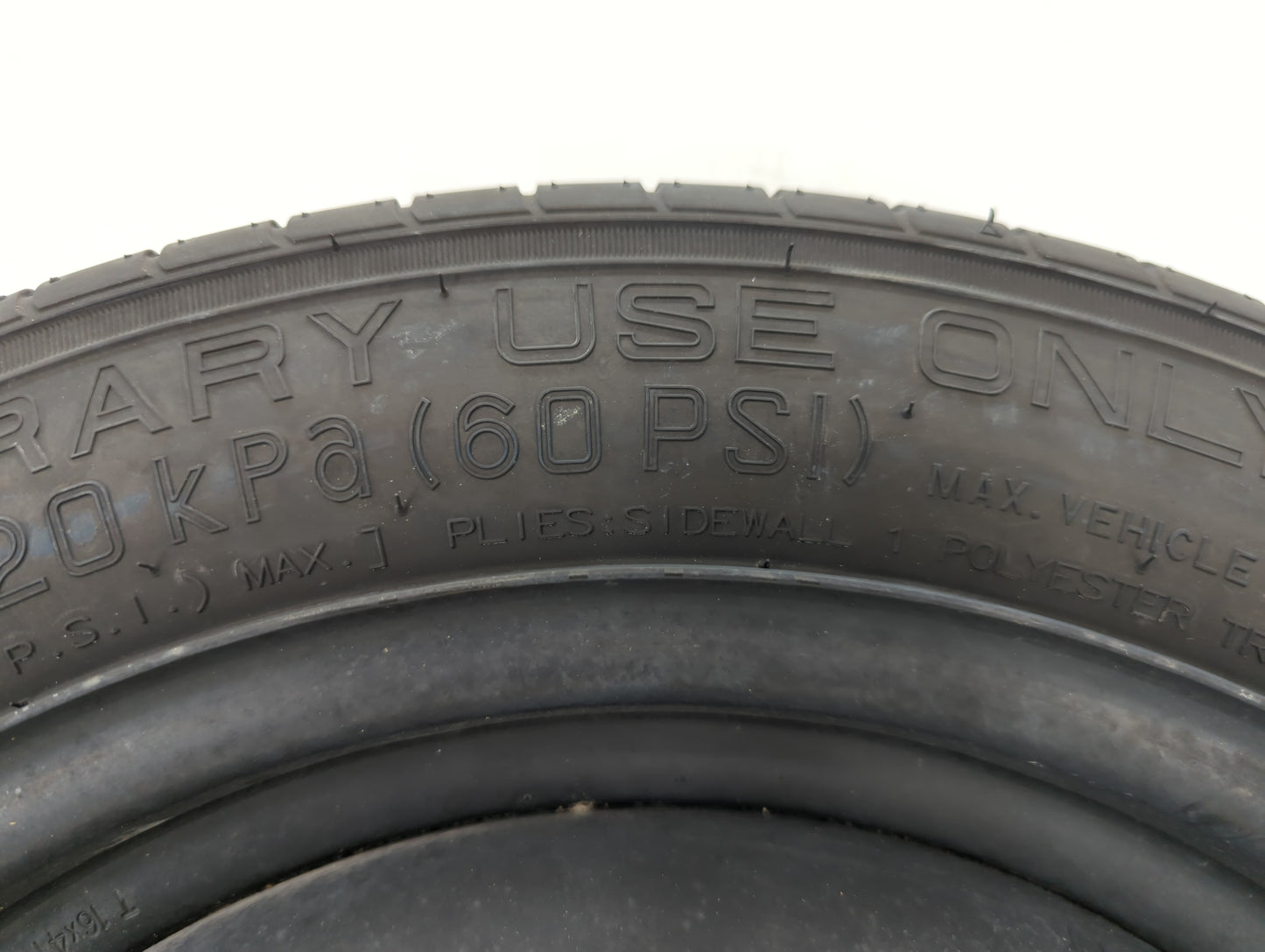 2012-2018 Ford Focus Spare Donut Tire Wheel Rim Oem - Oemusedautoparts1.com