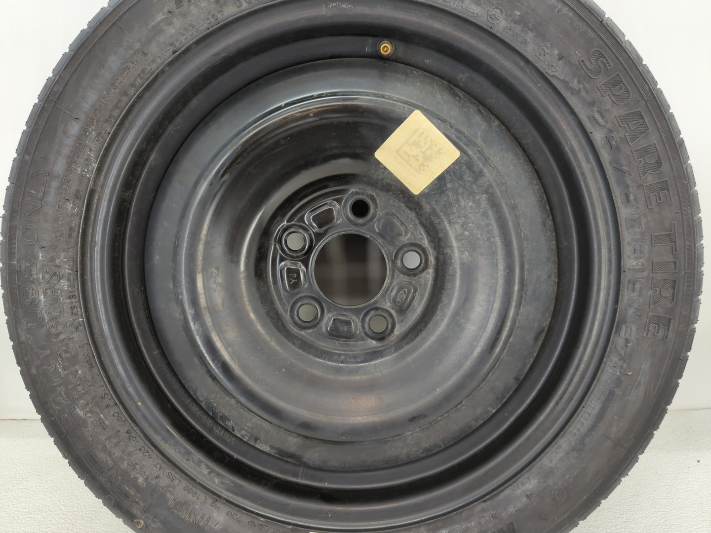 2012-2018 Ford Focus Spare Donut Tire Wheel Rim Oem - Oemusedautoparts1.com