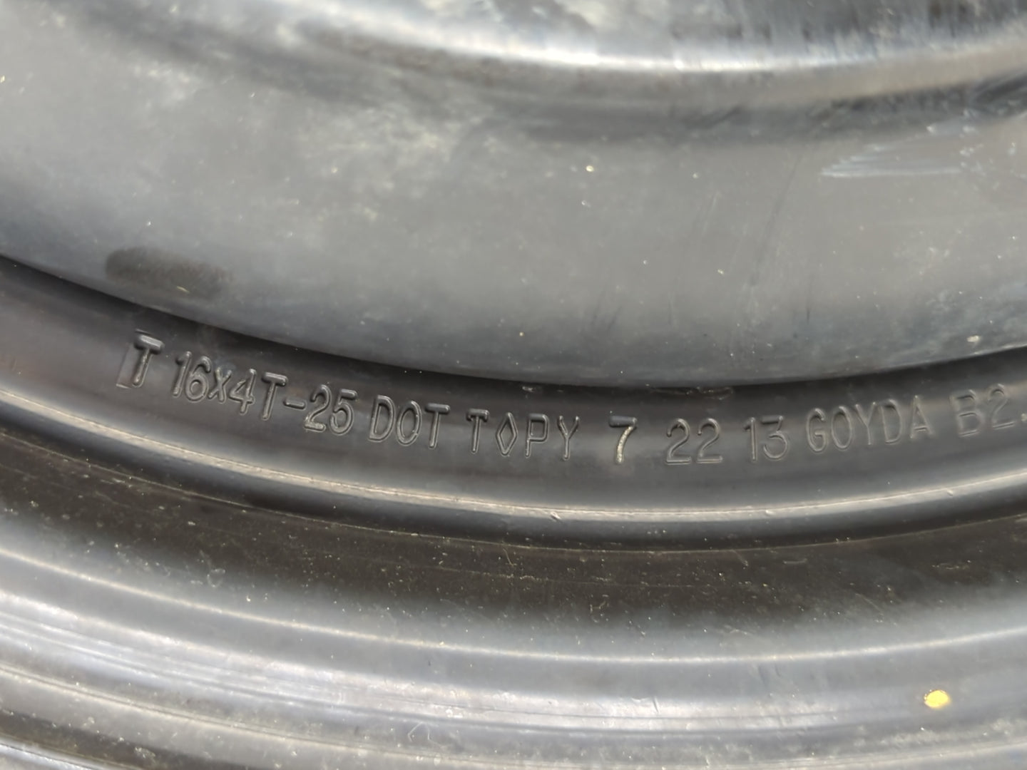 2012-2018 Ford Focus Spare Donut Tire Wheel Rim Oem - Oemusedautoparts1.com