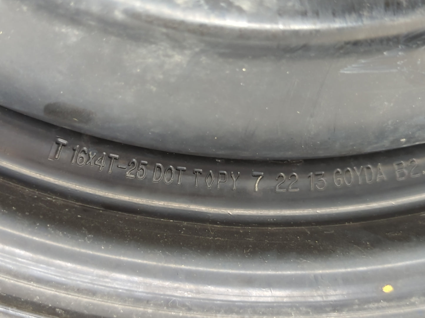 2012-2018 Ford Focus Spare Donut Tire Wheel Rim Oem - Oemusedautoparts1.com