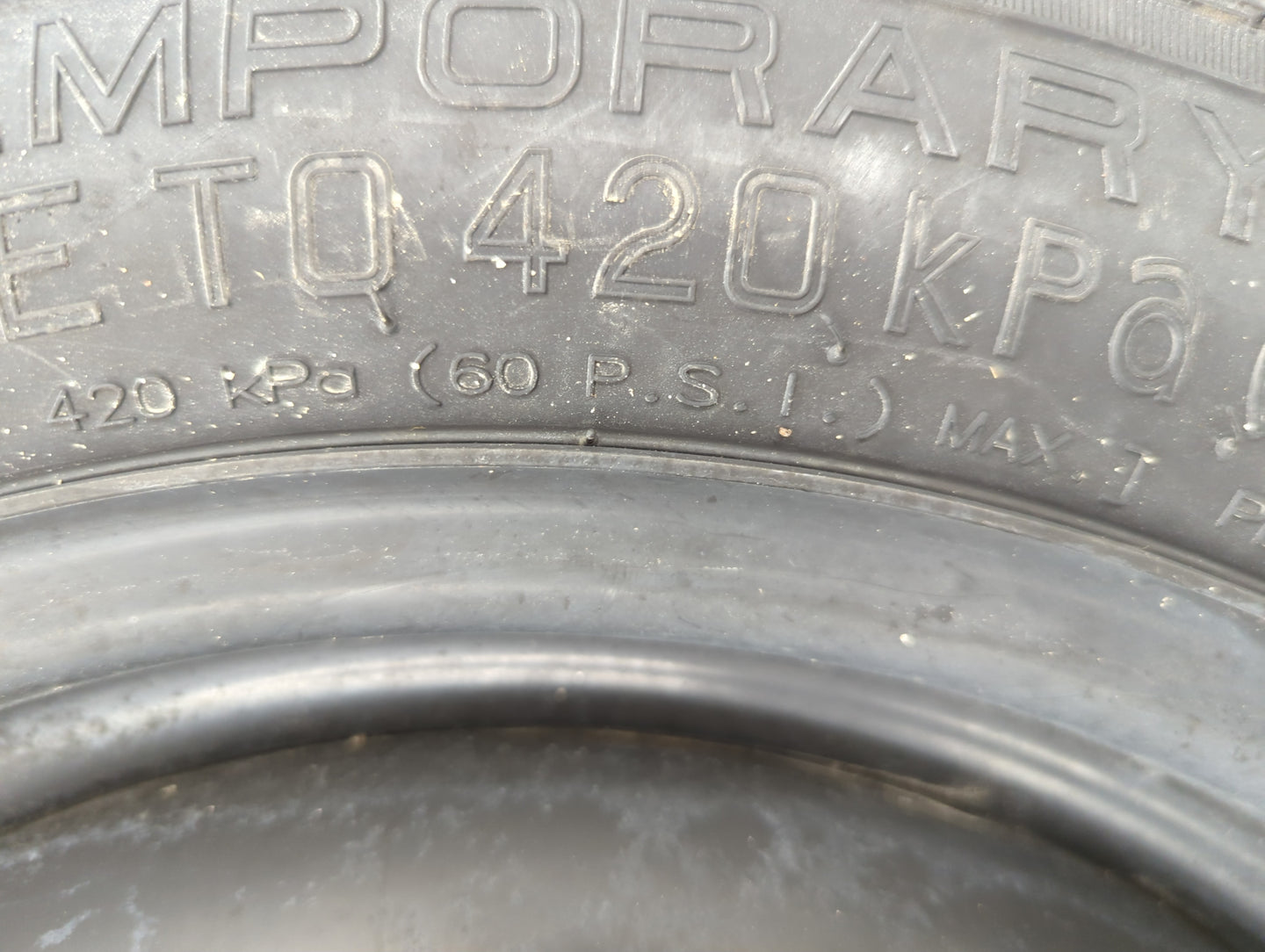 2012-2018 Ford Focus Spare Donut Tire Wheel Rim Oem - Oemusedautoparts1.com