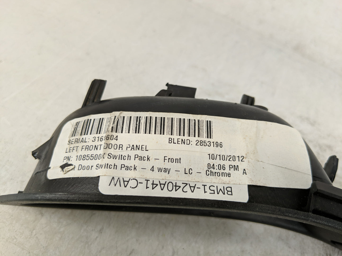 2012-2018 Ford Focus Master Power Window Switch Replacement Driver Side Left P/N:1085502X Fits OEM Used Auto Parts - Oemused