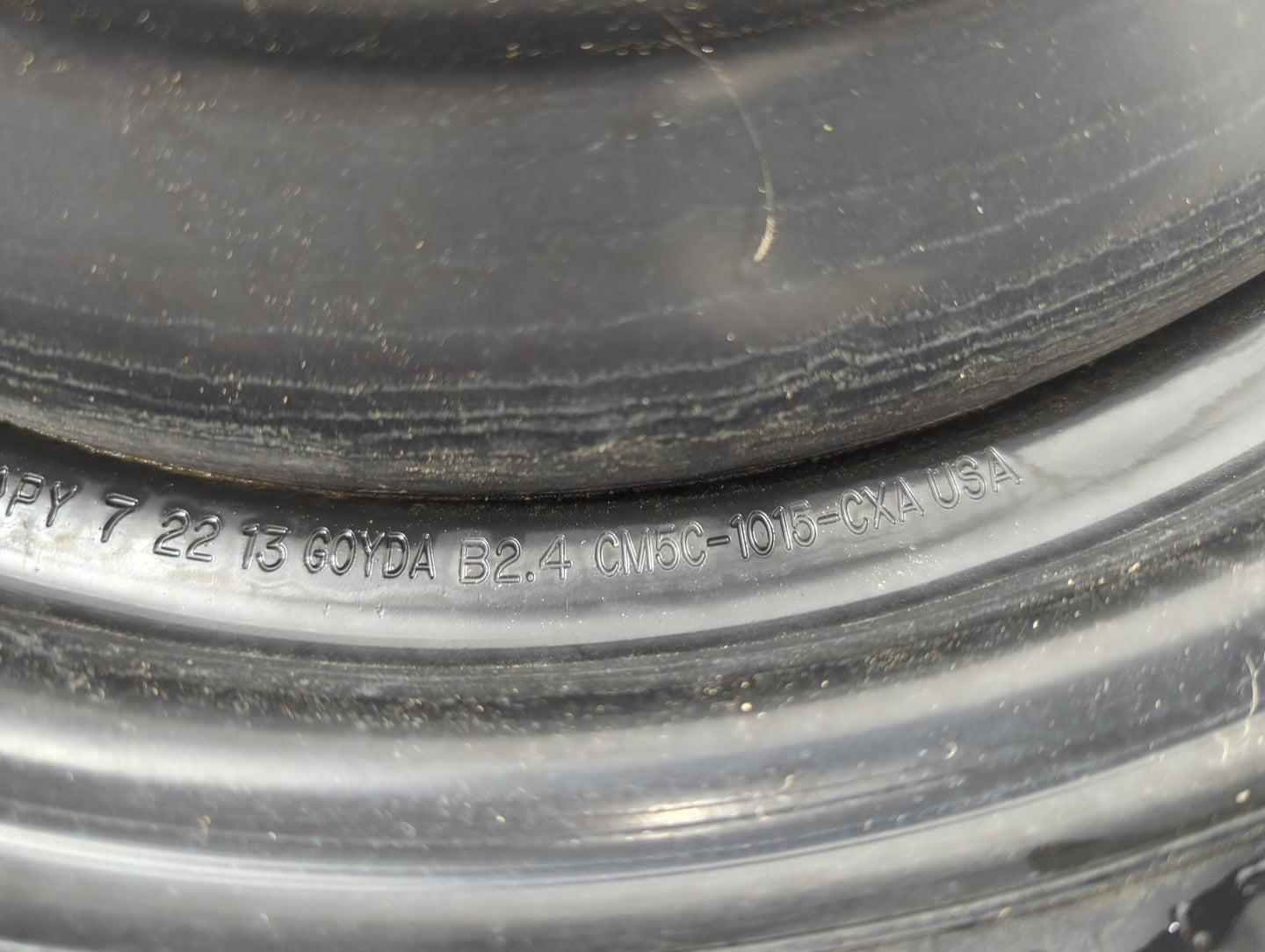 2012-2018 Ford Focus Spare Donut Tire Wheel Rim Oem 1242033 - Oemusedautoparts1.com
