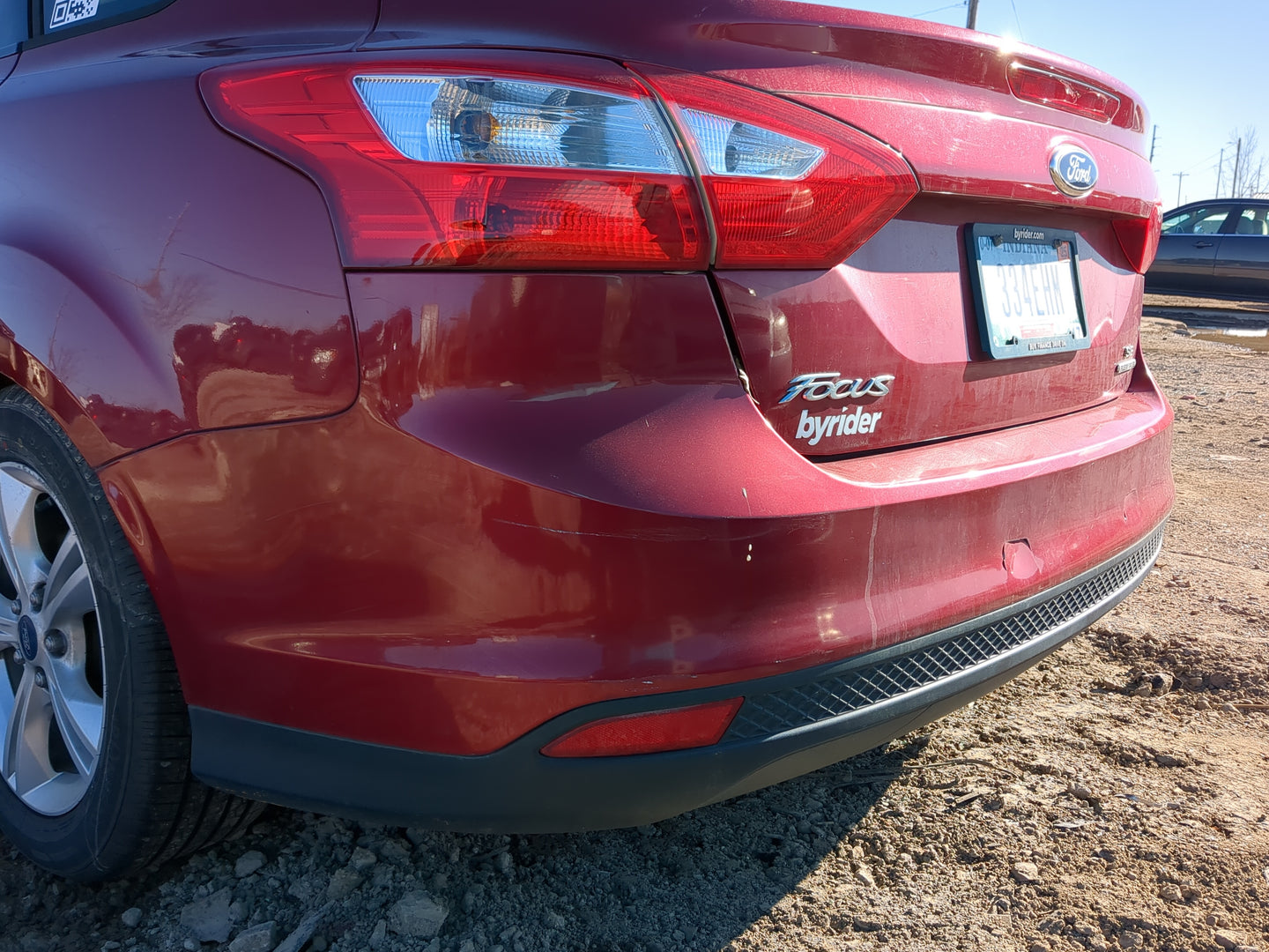 2012-2014 Ford Focus Rear Bumper Assembly Oem - Oemusedautoparts1.com