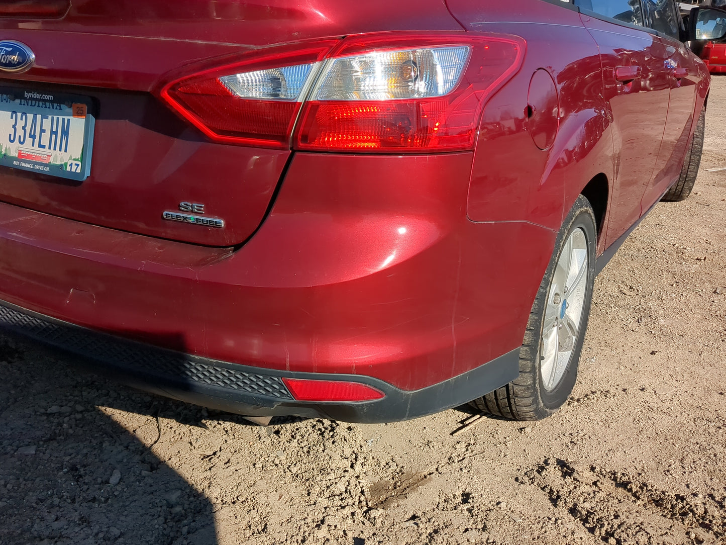 2012-2014 Ford Focus Rear Bumper Assembly Oem - Oemusedautoparts1.com